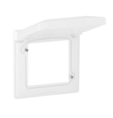 Valena Life - Рамка 1 пост с крышкой IP44, белая
