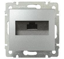 Valena - Розетка 1хRJ-45 UTP CAT6 монтаж на винтах, алюминий