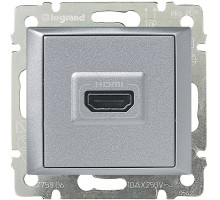 Valena - Розетка HDMI для аудио/видеоустройств, алюминий