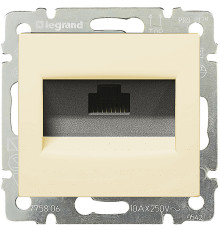Valena - Розетка 1хRJ-45 UTP CAT5E 8конт., сл.кость