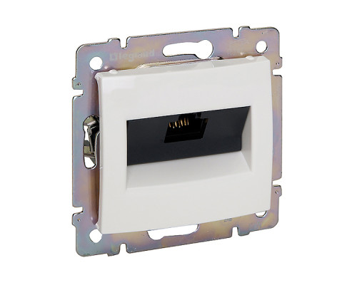 Valena - Розетка 1хRJ-45 FTP CAT6 монтаж на винтах, белая