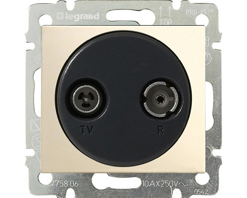 Valena - Розетка TV-RD для каб. сети 862MHz, сл.кость