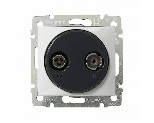 Valena - Розетка TV-RD концевая 862MHz, белая