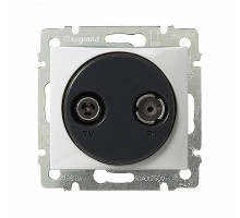 Valena - Розетка TV-RD проходная 862MHz, белая