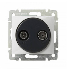 Valena - Розетка TV-RD проходная 862MHz, белая