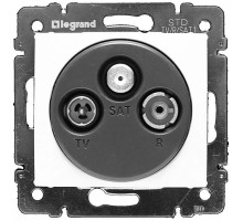 Valena - Розетка TV-RD-SAT-каб.сеть 2400MHz, < 1,5 дБ, белая