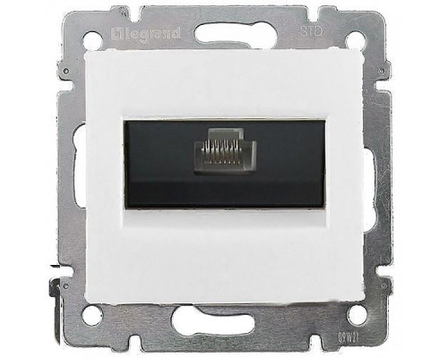 Valena - Розетка 1хRJ-45 ISDN 300MHz 8конт., белая