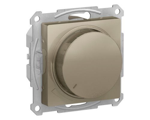 ATLASDESIGN СВЕТОРЕГУЛЯТОР (диммер) повор-нажим, LED, RC, 315Вт, мех., ШАМПАНЬ
