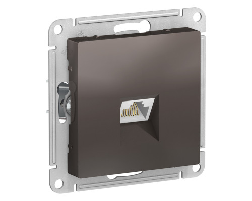 ATLASDESIGN РОЗЕТКА компьютерная RJ45, кат. 6A, механизм, МОККО