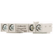 Блок-контакт вспом. NHI-E-11-PKZ0, 1NO+1NC, 1A(240VAC), фронтальный монтаж, для PKZM, PKM0, P
