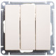 Выключатель 3-клавишный Schneider Electric Wessen59 VS0510-351-2-86 Слоновая  кость | арт.VS0510-351-2-86