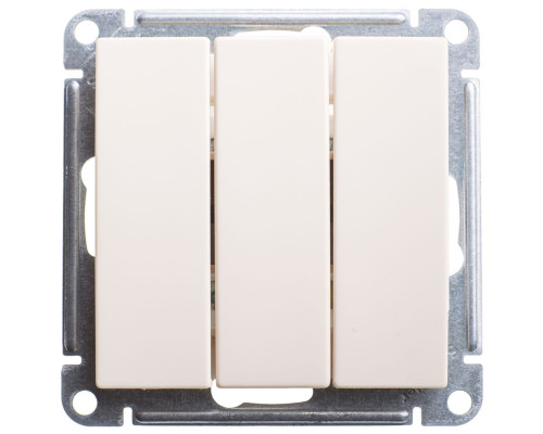 Выключатель 3-клавишный Schneider Electric Wessen59 VS0510-351-2-86 Слоновая  кость | арт.VS0510-351-2-86