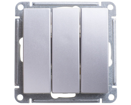 Выключатель 3-клавишный Schneider Electric Wessen59 VS0510-351-5-86 Матовый хром | арт.VS0510-351-5-86
