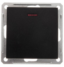 Выключатель с индикацией Schneider Electric Wessen59 VS110-153-6-86 Черный бархат | арт.VS110-153-6-86