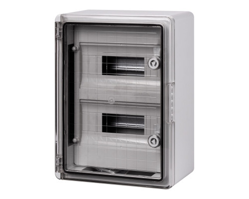 Бокс ЩРН-П-24 модуля, прозр. крышка, ABS, IP65, от -45 до +75 °С, навесной, (300х400х170) TDM | арт.SQ0933-0216