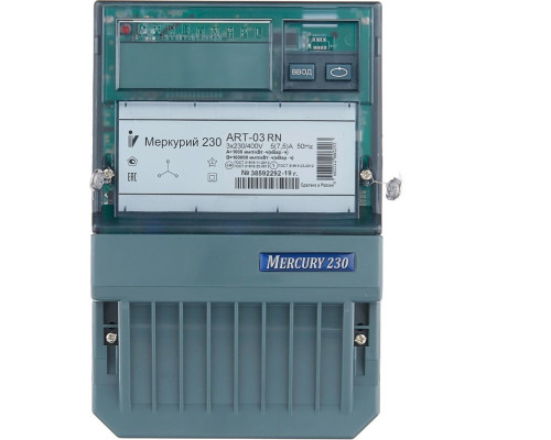 Счетчик электроэнергии Меркурий 230 АRТ-03 C(R)N (5-7,5А)