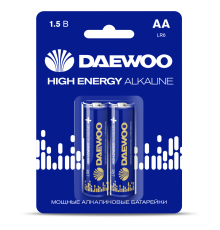 AA 2шт DAEWOO HIGH ENERGY Alkaline LR6 BL-2