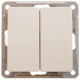 Выключатель 2-клавишный , 10АХ, механизм, W59 VS510-252-2-86 Слоновая  кость | арт.VS510-252-2-86