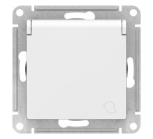 Розетка с заземлением со шторками с крышкой Schneider Electric AtlasDesign ATN000146 Белый - ATN0001