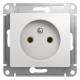 Розетка без заземления без шторок Schneider Electric Glossa GSL000141 Белый - GSL000141