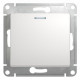 Переключатель 1-клавишный с подсветкой Schneider Electric Glossa GSL000163 Белый - GSL000163