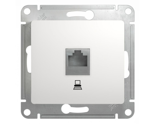 Розетка компьютерная Schneider Electric Glossa GSL000181K Белый - GSL000181K