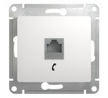 Розетка телефонная Schneider Electric Glossa GSL000181T Белый - GSL000181T