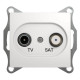 Розетка TV-SAT оконечная 1DB Schneider Electric Glossa GSL000197 Белый - GSL000197