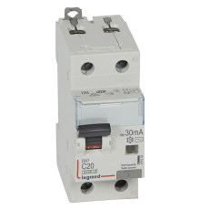 DX3 1P+N 20A тип С 30mA 6kA 2M Дифф. авт. выкл.