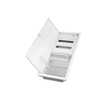 Щит встраив. MSF TWIN RP комбинированный, 2*12M+2xМП перф., N/PE-шинки, 1xSCHUKO, мет. дверь, белый RAL9016, 358x853x94mm, IP30 | арт.2015-02S