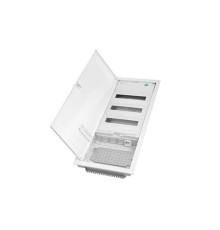 Щит встраив. MSF TWIN RP комбинированный, 3*12M+1xМП перф., N/PE-шинки, 1xSCHUKO, мет. дверь, белый RAL9016, 358x853x94mm, IP30 | арт.2015-03S