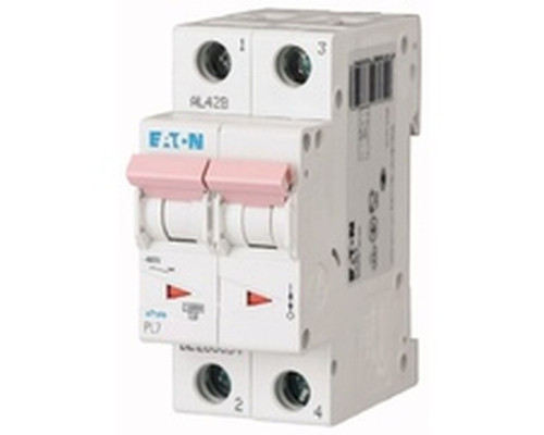 Авт. выключатель PL7-B32/2, 2P, 32A, хар-ка B, 10kA, 2M