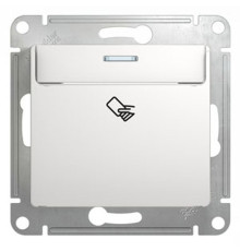 GSL000169 GLOSSA Карточный ВЫКЛЮЧАТЕЛЬ, механизм, БЕЛЫЙ - GSL000169