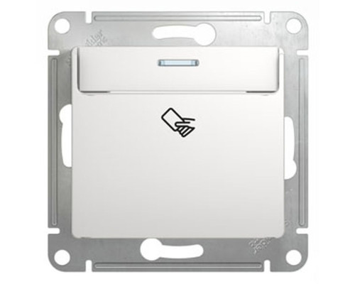 GSL000169 GLOSSA Карточный ВЫКЛЮЧАТЕЛЬ, механизм, БЕЛЫЙ - GSL000169