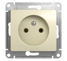 Розетка без заземления без шторок Schneider Electric Glossa GSL000241 Бежевый - GSL000241