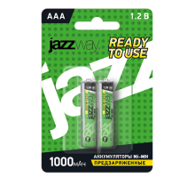 AAA 2шт 1000mAh NI-MH предзаряженные BL-2 JAZZway