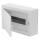 Щит навесной ECO BOX 1x12M, N/PE 2x 6x16+3x10mm2, белая пласт. дверь, белый RAL9003, 198x298x96mm, I