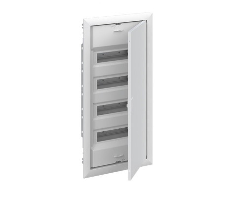 Щиток встраив. ABB UK648E3, 48M, белая мет. дверь, 63A, IP30, +PE+N-клеммы, ниша 703x340x88mm