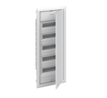 Щиток встраив. ABB UK660E3, 60M, белая мет. дверь, 63A, IP30, +PE+N-клеммы, ниша 828x340x88mm