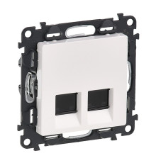 Роз 2хRJ-45 UTP CAT5E VLN-I БЕЛ | арт.753441