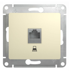 Розетка компьютерная Schneider Electric Glossa GSL000281K Бежевый - GSL000281K