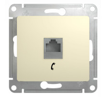 Розетка телефонная Schneider Electric Glossa GSL000281T Бежевый - GSL000281T