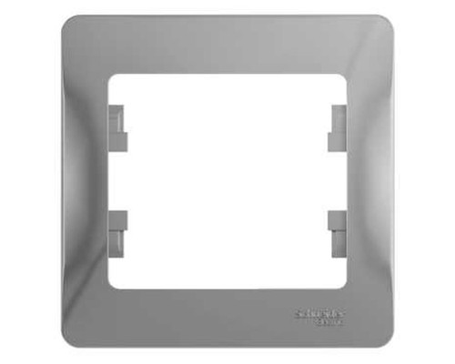 Рамка на 1 пост Schneider Electric Glossa GSL000301 Алюминий - GSL000301