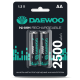 AA 2шт DAEWOO (2500mAh) Ni-MH BL-2