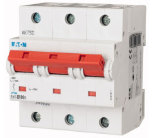 Авт. выключатель PLHT-C100/3, 3P, 100A, хар-ка C, 20kA, 4.5M