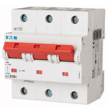 Авт. выключатель PLHT-C100/3, 3P, 100A, хар-ка C, 20kA, 4.5M