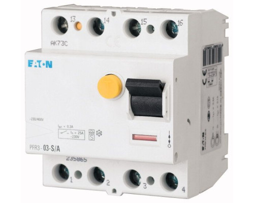 УЗО PFIM-63/4/03-S/A, 4P, 63A, 10kA, 300mA, тип S/A, 4M