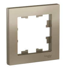 Рамка на 1 пост Schneider Electric AtlasDesign ATN000501 Шампань - ATN000501