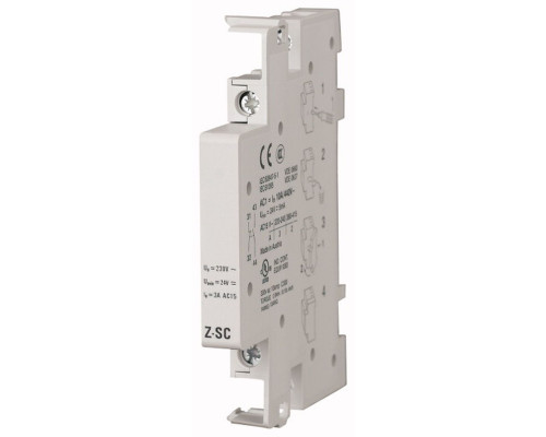Блок-контакт вспом. Z-SC, 1NO+1NC, 3A(230VAC), для Z-SCH, 0.5M