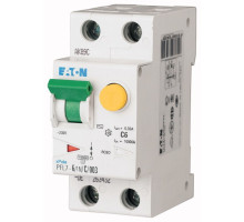 PFL7 Eaton 1P+N  6A тип AС 30мA 10kA, 2M Дифф. авт. выкл.